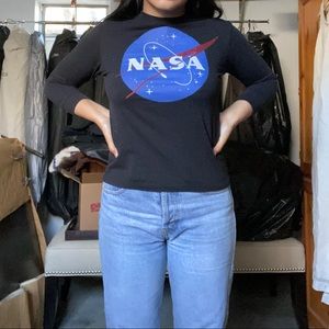 black nasa sweater